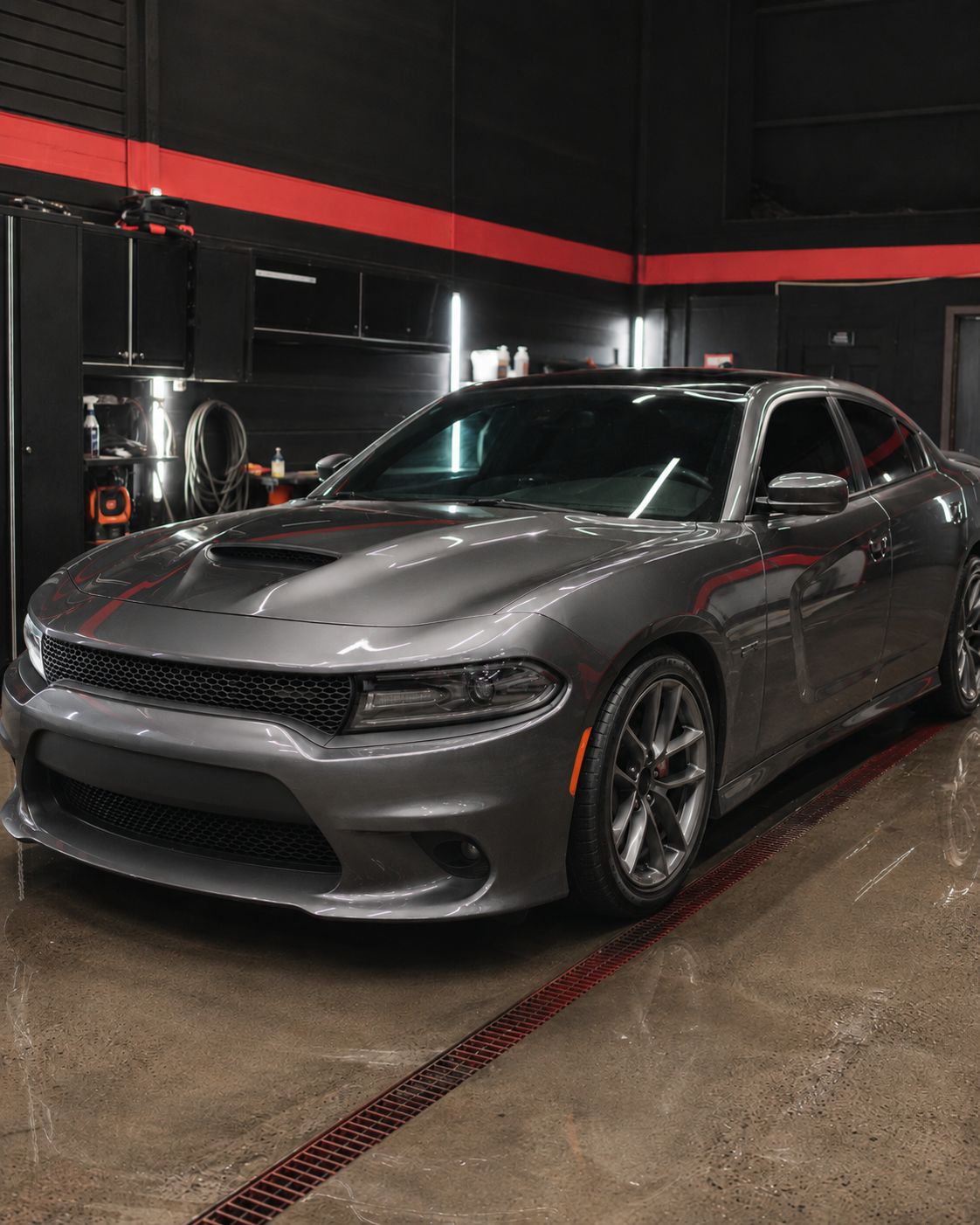 Auto Veil grey Dodge finish refresh after image